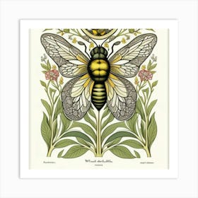 Bee Print Art Print