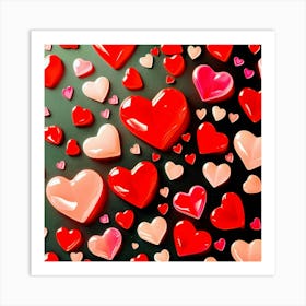 Valentine'S Day Background Art Print