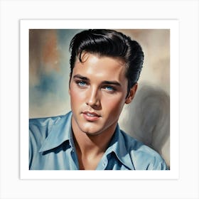 The Rock 'n' Roll Pioneer Elvis Presley Art Print