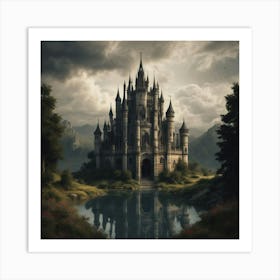 Castle In The Clouds 19 Art Print