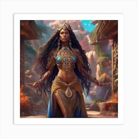 Elven Woman Art Print