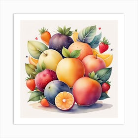 Juicy Palette 1 Art Print