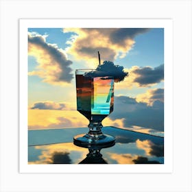 Copa cristal cielo 3 Art Print