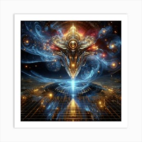 Spaceship 8 Art Print