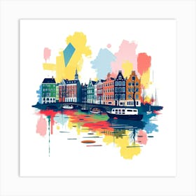 Amsterdam Cityscape 1 Art Print