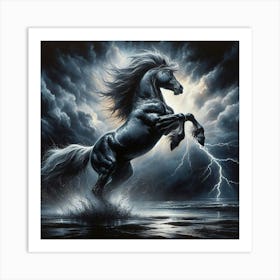 Lightning Horse 30 Art Print