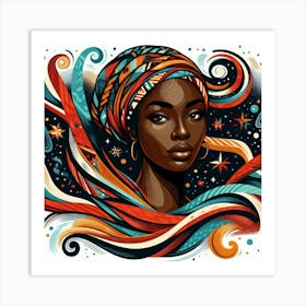 Astrynelle Celestial Portrait Art Print