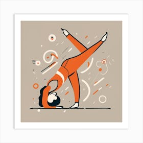 Yoga Pose 1 Art Print