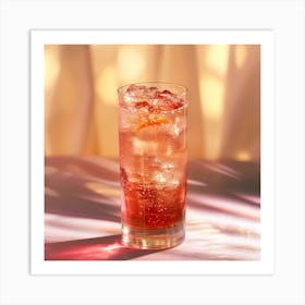 Rosé Cocktail Art Print