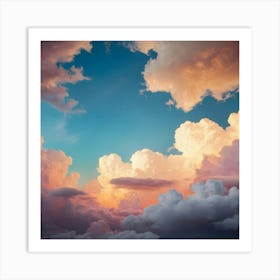 Cloudy Sky 4 Art Print