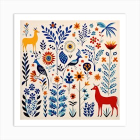 Mexican Folk Art Art Print