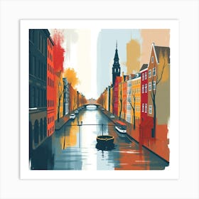 Amsterdam Canal 4 Art Print