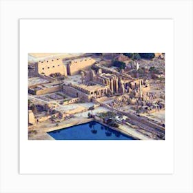 Egyptian Temple 41 Art Print