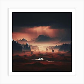 Landscape - Landscape Stock Videos & Royalty-Free Footage 12 Art Print