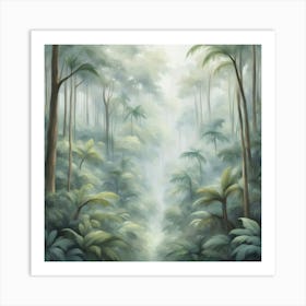 Tropical Forest 11 Art Print