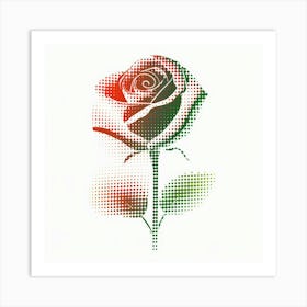 Red Rose 3 Art Print