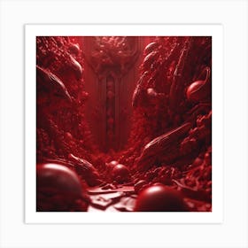 Red Room Art Print