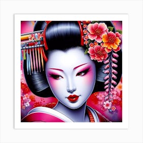 Geisha 11 Art Print