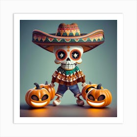 Day Of The Dead 1 Art Print