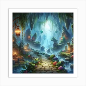 Fairytale Forest 1 Art Print