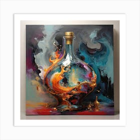 Genie in a bottle Art Print