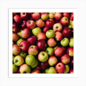 Red And Green Apples 5 Art Print