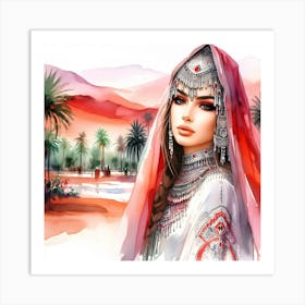 Exotic Beauty Artwork 66 Art Print