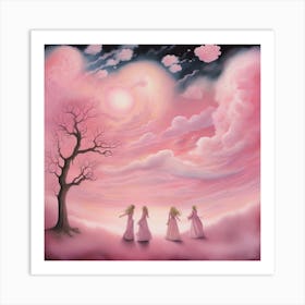 Fleetwood Mac Rumours Pink Art Art Print