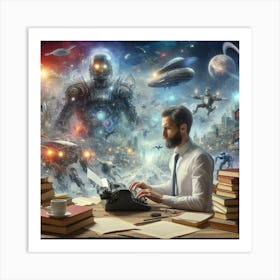 Sci-Fi Painting Art Print