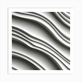 Abstract Wave Pattern 1 Art Print