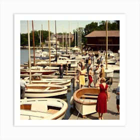 The Old Marina ~Reimagined- Hall-O-Gram Creations, Hallogramcreations, HallOGram Creations 2 Art Print