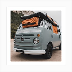 Vw Camper Van Art Print