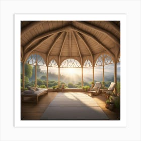 Gazebo Art Print