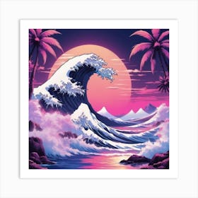 Beautiful Great Wave Art Print