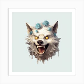 Wolf Head Art Print