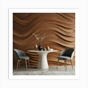 Wavy Wall 1 Art Print