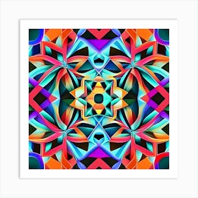 Abstract Psychedelic Art Art Print