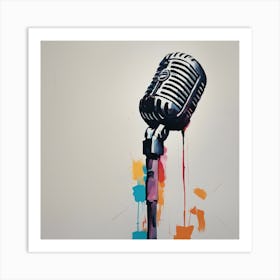 Microphone 1 Art Print