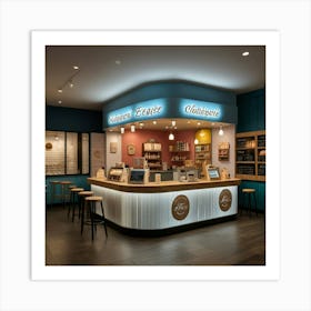 Default Create Unique Design Of Ice Cream Store 1 Art Print