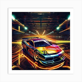 Futuristic Car 43 Art Print