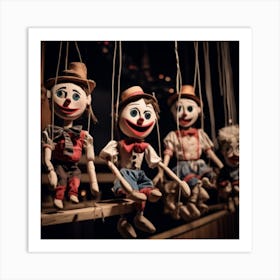 A Marionette Theater Art Print