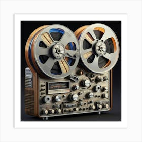 Reel To Reel 3 Art Print