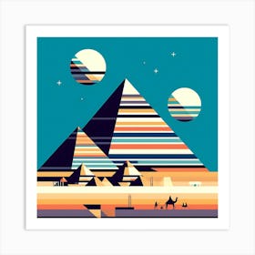 Pyramids Of Giza 2 Art Print