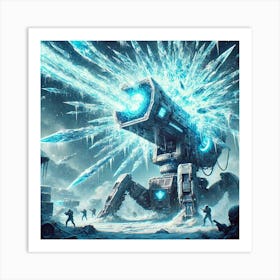 A Futuristic Sci Fi Depiction Of The Shardstorm Pr Art Print