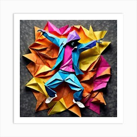 Origami Dancer 39 Art Print