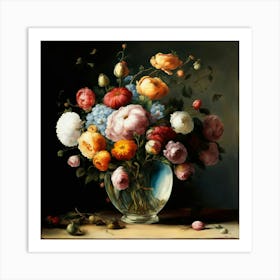 Flowers In A Vase 12 Art Print