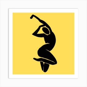 Dancer Silhouette Art Print