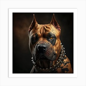 Mask dog Art Print