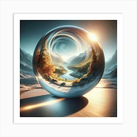 Sphere Of Light Art Print