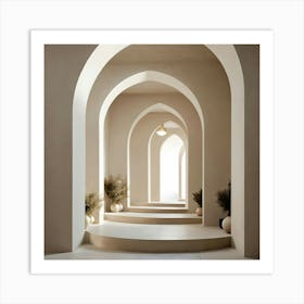 Arched Hallway 14 Art Print